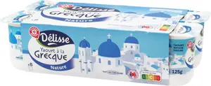 Yaourt à la grecque nature - 8 x 125 g - DELISSE