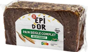 Pain au seigle complet vollkornbrot - 500 g - EPI D'OR