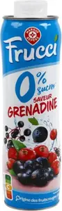 Sirop grenadine zéro sucre - 75 cl - FRUCCI