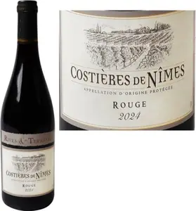 Vin Rouge Costières De Nîmes AOP - 75cl - RIVES ET TERRASSES