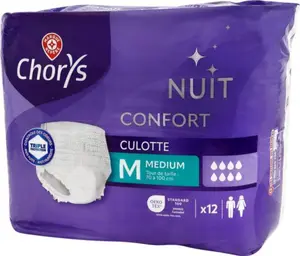 Culottes nuit médium x 12 - CHORYS