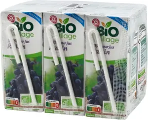 Pur jus de raisin bio - 6 x 20 cl - BIO VILLAGE