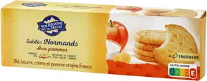 Sablés aux pommes au beurre Normandie - 150 g - NOS REGIONS ONT DU TALENT