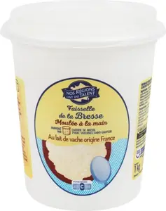 fromage frais en faisselle 7% Mat. Gr. - 1 kg - NOS REGIONS ONT DU TALENT