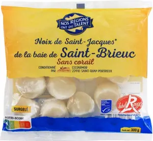 Noix de Saint-Jacques de la baie de Saint-Brieuc lr - 300 g - NOS REGIONS ONT DU TALENT