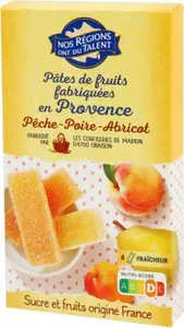 pâtes de fruits de Provence fruits jaunes - 180 g - NOS REGIONS ONT DU TALENT