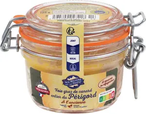 Foie gras de canard entier du Périgord à l'ancienne - 125 g - NOS REGIONS ONT DU TALENT
