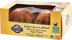 Gaufres fines du nord - 300 g - NOS REGIONS ONT DU TALENT