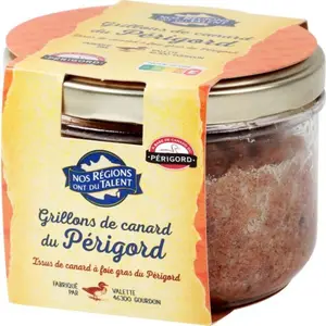 grillons de canard, Recette du Sud-Ouest - 180 g - NOS REGIONS ONT DU TALENT