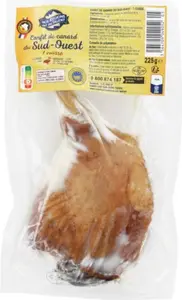 Cuisse de canard confit du sud-ouest IGP - 225 g - NOS REGIONS ONT DU TALENT