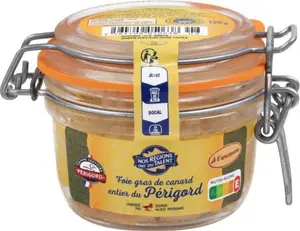 Foie gras de canard entier IGP du Périgord - 125 g - NOS REGIONS ONT DU TALENT