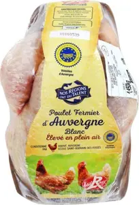 Poulet fermier blanc d'Auvergne IGP Label Rouge - 1.45 kg - NOS REGIONS ONT DU TALENT