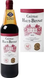 Vin Rouge Bordeaux Castillon château Haut Beynat HVE AOC - 75 cl - NOS VIGNERONS ONT DU TALENT
