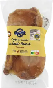 2 cuisses confits de canard du sud-ouest IGP - 420 g - NOS REGIONS ONT DU TALENT