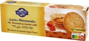 Galettes normandes caramel beurre salé - 100 g - NOS REGIONS ONT DU TALENT