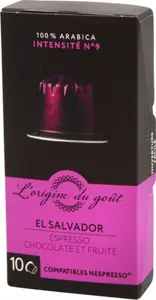 Capsules de café El Salvador La Joya x 10 - 52 g - L'ORIGINE DU GOUT