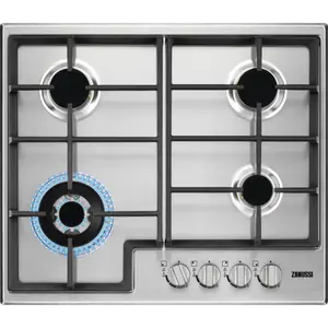 Table de Cuisson A Gaz Zgh66424xs 60cm Inox Zanus