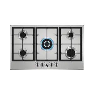 PLAQUE DE CUIS A GAZ AGS9536X 90CM 5F INOX A.M