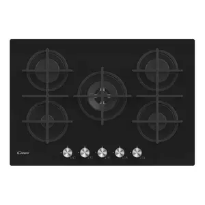TC CVG74WPB VERRE 75CM 5F NOIR CANDY