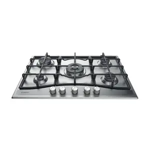 PLAQUE A GAZ PCN 751 T/IX/A 5F 75CM INOX ARISTON