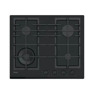 PLAQUE GAZ HAVG6BF4HB/1 4F SERIE4 60CM NOIR HAIER