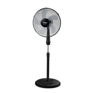 VENTILATEUR SUR PIED SEATTLE 50W 40CM NOIR UFESA