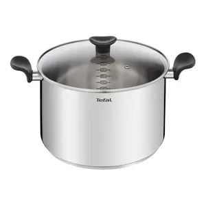 MARMITE INOX+COUV EN VERRE 30CM E3086404 TEFAL