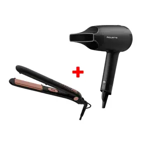 PACK SECHE CHEVEUX CV1801+LISSEUR SF1629 ROWENTA