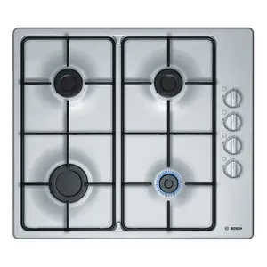 Plq Pbp6c5k80l A Gaz, 60 Cm Inox Bosch