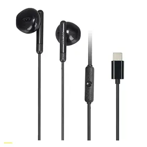 ECOUTEUR FILAIRE TYPE C PC-6T NOIR AWEI