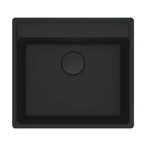 EVIER ENC 1BAC MRG 61052 TL 3 1/2 BLACK FRANKE