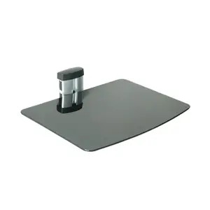 SUPPORT ETAGERE DVD 2B NOIR EASYDIS