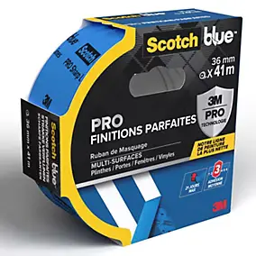 Ruban de masquage bleu Multi-Surfaces Scotch blue 3M, 24 mm x 41 m