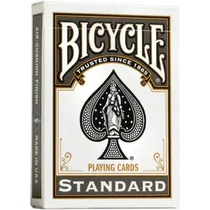 Jeu de 54 Cartes Poker Standard Dos Noir - Bicycle