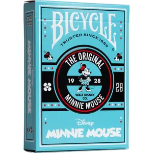 Jeu de 54 Cartes Disney Minnie Mouse Classic - bleu - Bicycle
