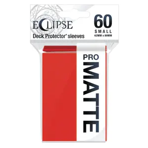 60 pochettes Eclipse Pro-Matte Format Japonais - Rouge - Ultra Pro
