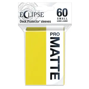 60 pochettes Eclipse Pro-Matte Format Japonais - Jaune - Ultra Pro