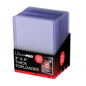 25 Toploaders Thick 100pt - Ultra Pro