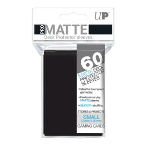 60 Pochettes Pro Matte Format Japonais Noir - Ultra Pro