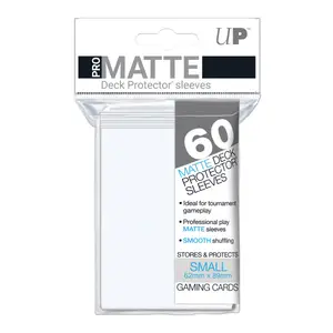 60 Pochettes Pro Matte Format Japonais Blanc - Ultra Pro
