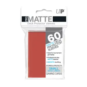 60 Pochettes Pro Matte Format Japonais Rouge - Ultra Pro