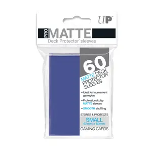 60 Pochettes Pro Matte Format Japonais Bleu - Ultra Pro