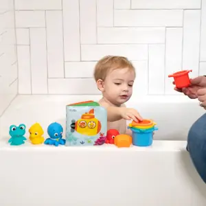 Coffret de bain Opus et ses amis (7 pièces)