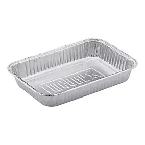 10 barquettes en aluminium petit modèle Weber