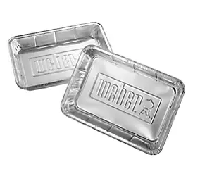10 barquettes en aluminium grand modèle Weber