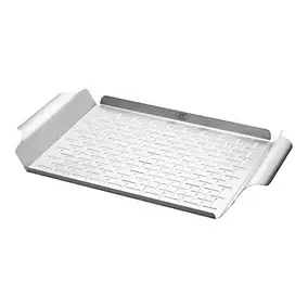 Plat de cuisson en inox pour barbecue Weber Style