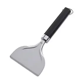 Grattoir pour plancha Weber en acier inoxydable et plastique H31,5 x L14 x P2,8 cm