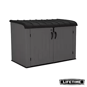Coffre de jardin résine 2124 L, L.191 x l.107 x H.132 cm, gris, Lifetime 60464E