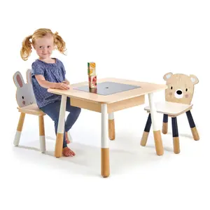 Table et chaises enfant en bois Forêt