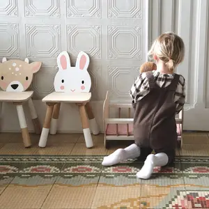 Chaise enfant cerf en bois